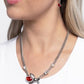 Bedazzled Beetle - Red Necklace