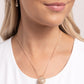 Bedazzled Bravado - Rose Gold Necklace