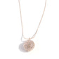 Bedazzled Bravado - Rose Gold Necklace