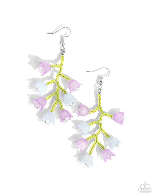 Begulling Bouquet - Purple Earring