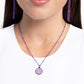 Bejeweled Basic - Purple Necklace