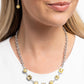 Bejeweled Bravado - Yellow Necklace