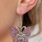 Bejeweled Breeze - Pink Earring