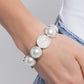 Believable Bling - White Bracelet