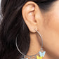 Bemusing Butterflies - Blue Earring