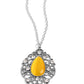 Bewitched Beam - Yellow Necklace