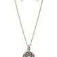 Bewitching Brilliance - Brass Necklace
