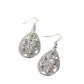 Billowy Bliss - Brown Earring