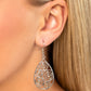 Billowy Bliss - Brown Earring