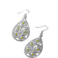 Billowy Bliss - Green Earring