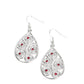 Billowy Bliss - Red Earring