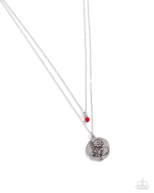 Birthstone Beauty - Red Necklace