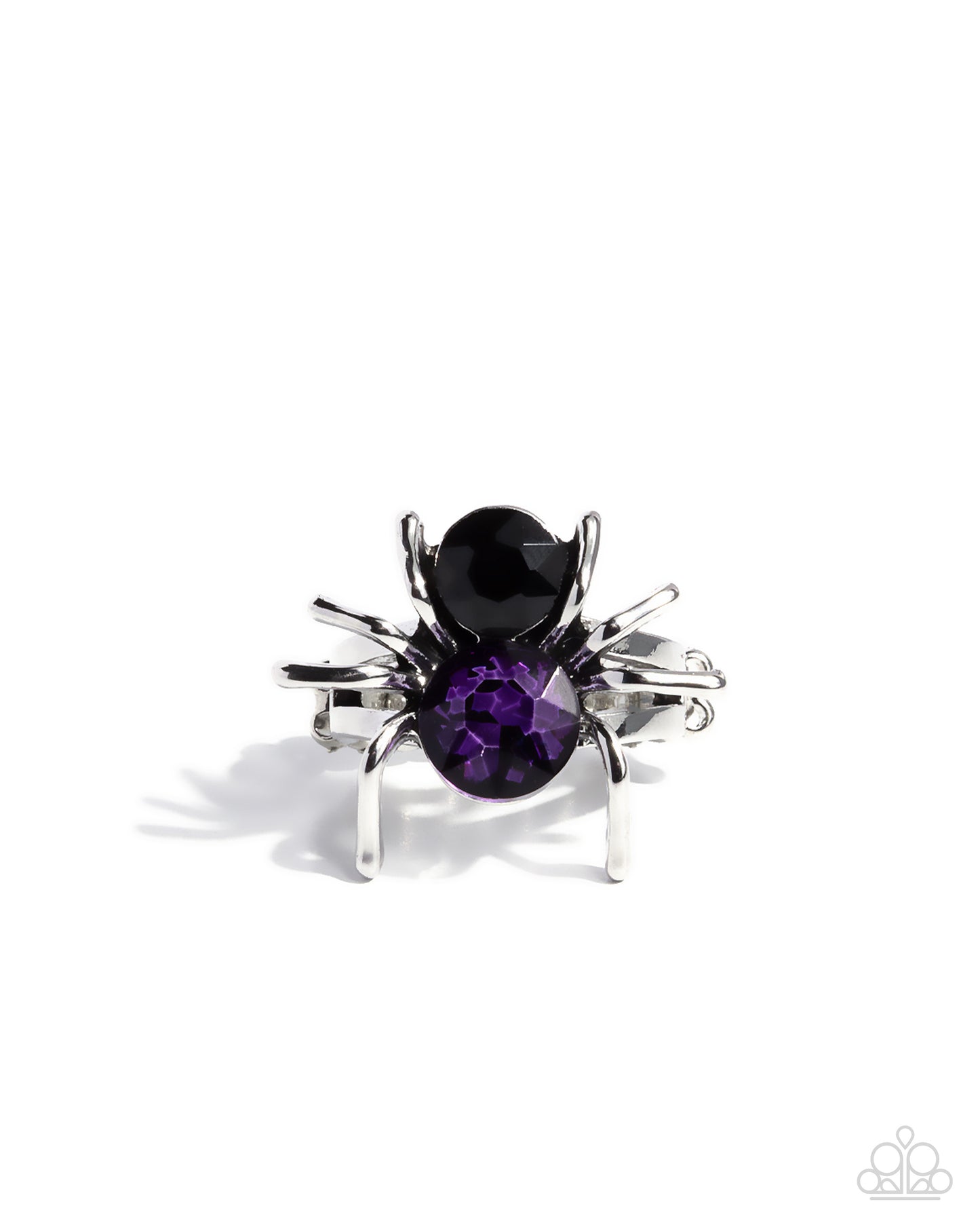 Black Widow - Purple Earring and Spider Bite - Purple Ring - Complete Look