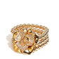 Blooming Background - Gold Bracelet