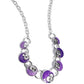 Blooming Bravado - Purple Neckalce