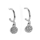Bodacious Ballroom - White Earring