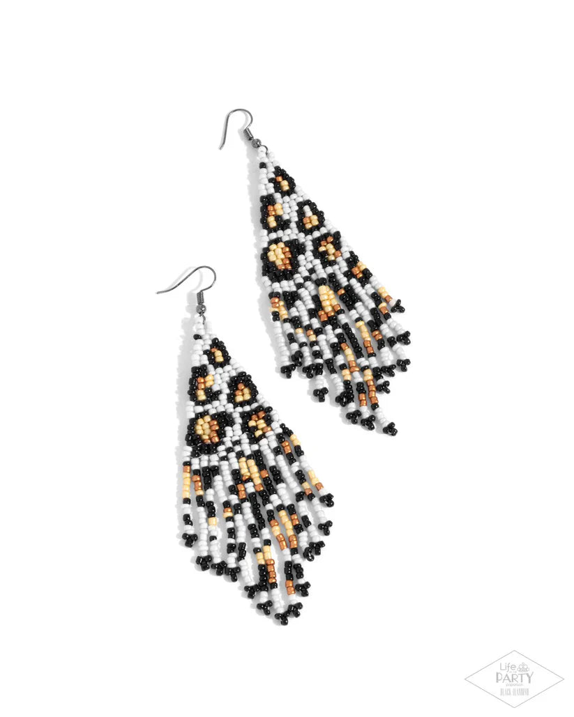 Bodacious Bombshell - White Earring