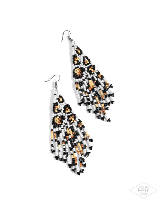 Bodacious Bombshell - White Earring
