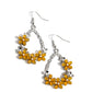 Boisterous Blooms - Yellow Earring