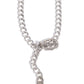 Bold Buckle - Silver Necklace