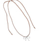Bolo Bow - Brown Necklace