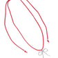 Bolo Bow - Red Necklace