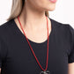 Bolo Bow - Red Necklace