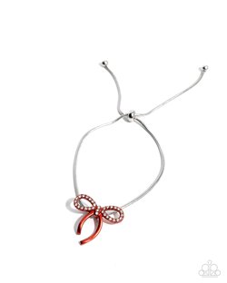 Bombshell Bow - Red Necklace and Bombshell Beginning - Red Bracelet - Complete Look