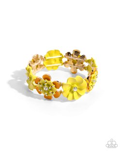 Botanic Beginner - Yellow Necklace and Exhilarating Elegance - Yellow Bracelet - Complete Look