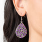 Botanical Berries - Purple Earring