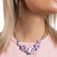 Bouquet Brilliance - Purple Necklace