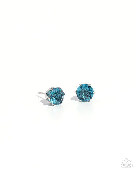 Breathtaking Birthstone - Blue Earring