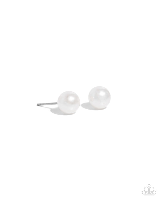Breathtaking Birthstone - White Earring