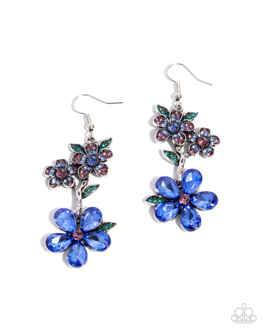 Breathtaking Bloom - Blue Earring