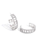 Bridging Brilliance - White Earring
