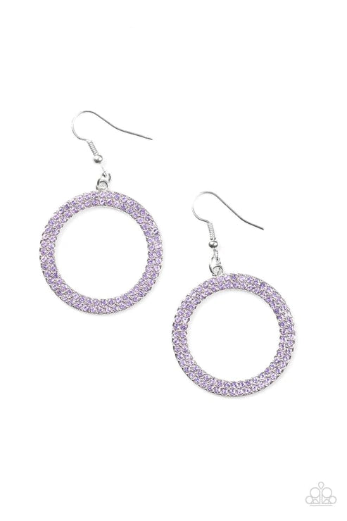 Bubbly Babe - Purple Earring