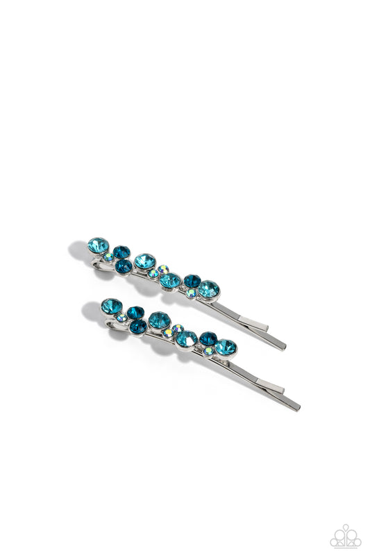 Bubbly Ballroom - Blue Hairclip