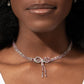 Buckingham Bow - Pink Necklace