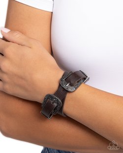 Buckle TOWN - Brown Bracelet