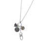 Bumblebee Bling - Orange Necklace