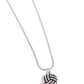 Bump, Set, Shimmer! - White Necklace