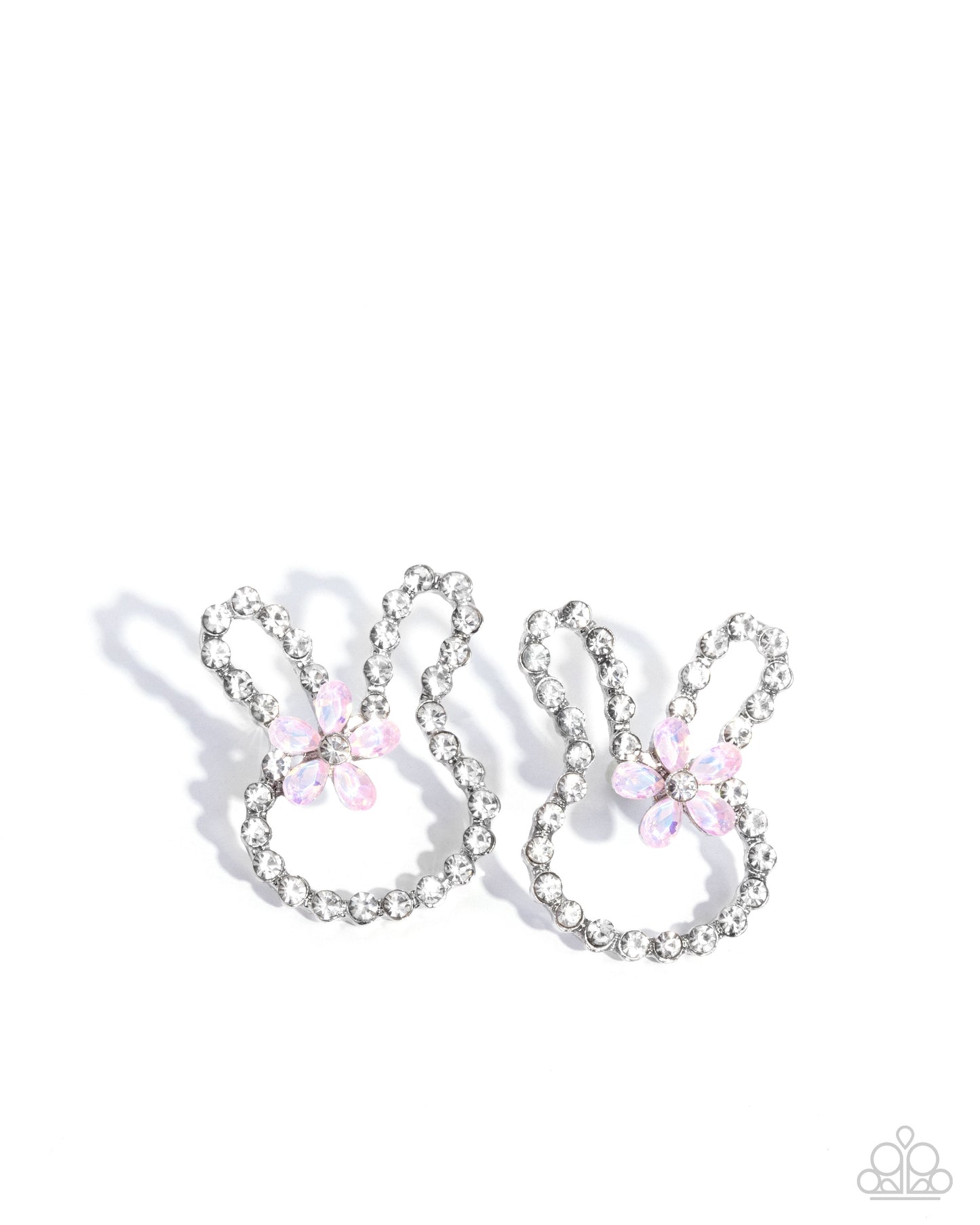 Bunny Backdrop - Pink Earring