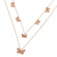 Butterfly Beacon - Rose Gold Necklace