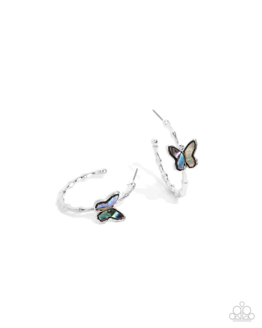 Butterfly Beginning - Blue Earring