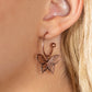 Butterfly Freestyle - Copper Earring