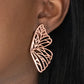 Butterfly Frills - Copper Earring