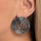 COIL Over - Black Earring