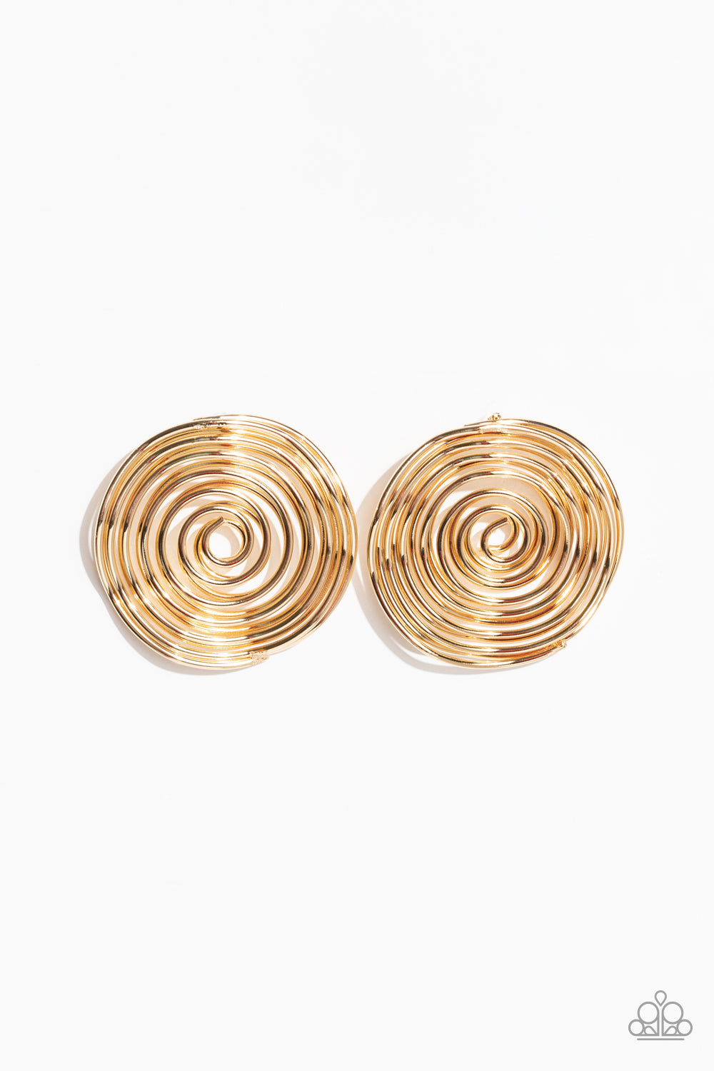 COIL Over - Gold Earring