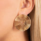 COIL Over - Gold Earring