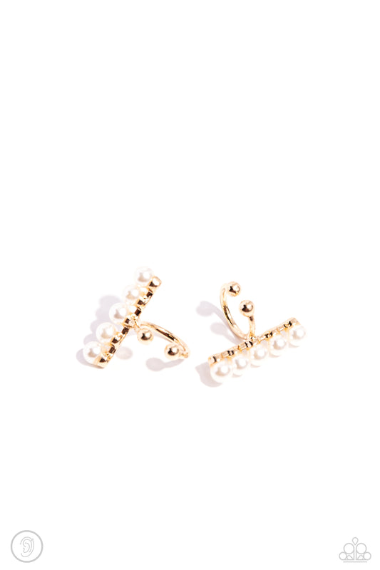 CUFF Love - Gold Earring